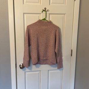 Ann Taylor Loft purple cropped sweater